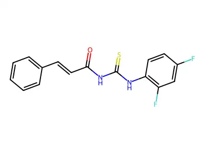 C16H12F2N2OS structure
