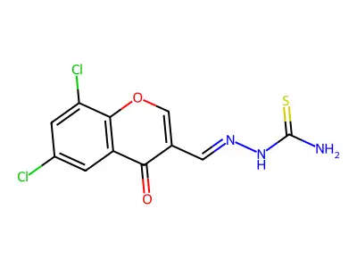 C11H7Cl2N3O2S structure