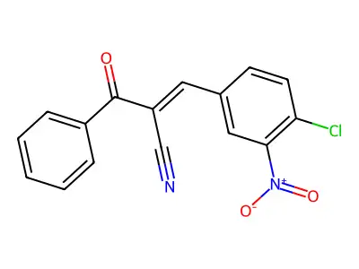 3-(4-Chloro-3-nitrophenyl)-2-(phenylcarbonyl)prop-2-enenitrile structure