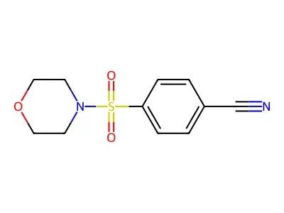 4-(Morpholine-4-sulfonyl)benzonitrile structure