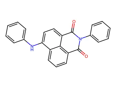 2-phenyl-6-(phenylamino)-1H-benzo[de]isoquinoline-1,3(2H)-dione structure