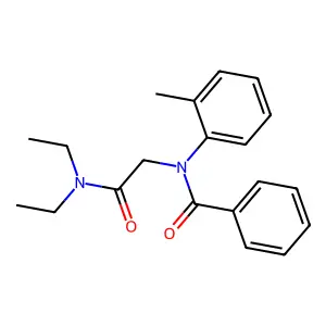 o-Benzotoluidide, N-(diethylcarbamoylmethyl)- structure