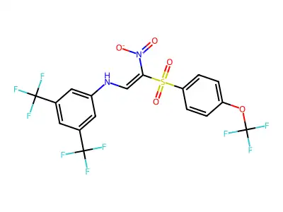 C17H9F9N2O5S structure