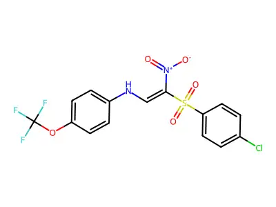 C15H10ClF3N2O5S structure