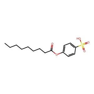 壬酸 4-磺基苯酯 structure