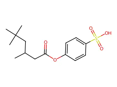 3,5,5-Trimethylhexanoyloxybenzene sulfonate structure