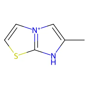 6-methyl-7H-imidazo[2,1-b][1,3]thiazol-4-ium structure