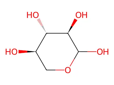 L-Xylopyranose structure