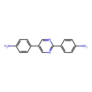 2,5-Bis(4-aminophenyl)-pyrimidine structure