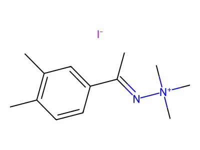 Hydrazinium, 2-(alpha,3,4-trimethylbenzylidene)-1,1,1-trimethyl-, iodide structure