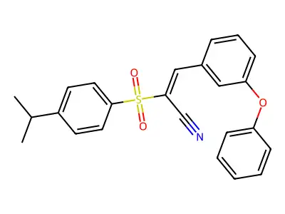 C24H21NO3S structure