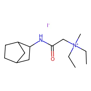 Ammonium, diethylmethyl((2-norbornanylcarbamoyl)methyl)-, iodide, endo- structure