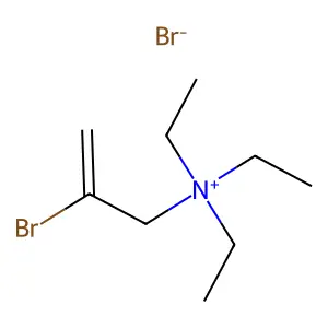 2-溴-N,N,N-三乙基丙-2-烯-1-铵溴化物 structure