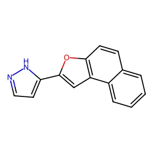 5-naphtho[2,1-b]furan-2-yl-1H-pyrazole structure