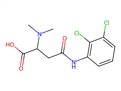 N4-(2,3-Dichlorophenyl)-N2,N2-dimethyl-L-asparagine structure