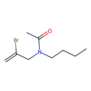 N-(2-溴烯丙基)-N-丁基乙酰胺 structure