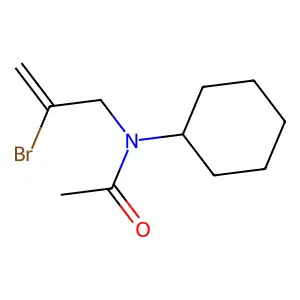 N-(2-溴烯丙基)-N-环己基乙酰胺 structure