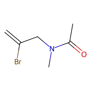 N-(2-溴烯丙基)-N-甲基乙酰胺 structure