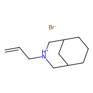 3-烯丙基-3-氮杂双环[3.3.1]壬烷氢溴酸盐 structure