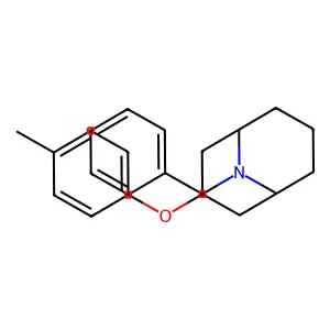 9-Azabicyclo(3.3.1)nonan-3-ol, 9-benzyl-3-(p-tolyl)- structure