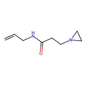 1-Aziridinepropionamide, N-allyl- structure