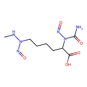 Lysine, N(sup 2)-carbamoyl-N(sup 2),N(sup 6)-dinitroso-N(sup 6)-methylamino- structure