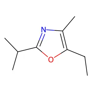 5-Ethyl-2-isopropyl-4-methyloxazole structure