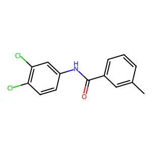 3',4'-Dichloro-3-methylbenzanilide structure