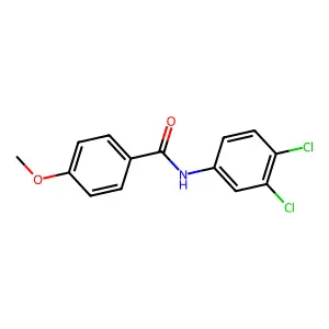 3',4'-Dichloro-4-methoxybenzanilide structure
