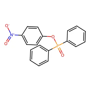 O-4-(Nitrophenyl)diphenyl phosphinate structure