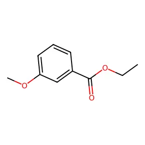 Benzoic acid, 3-methoxy-, ethyl ester structure
