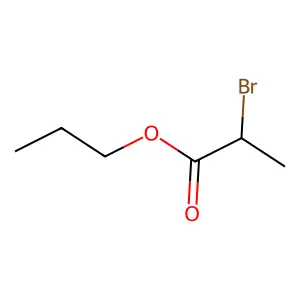 Propyl 2-bromopropanoate structure