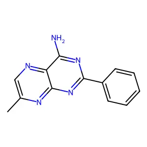 7-Methyl-2-phenylpteridin-4-amine structure