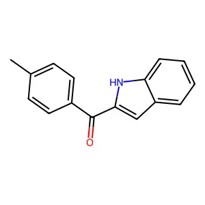 1H-indol-2-yl-(4-methylphenyl)methanone structure