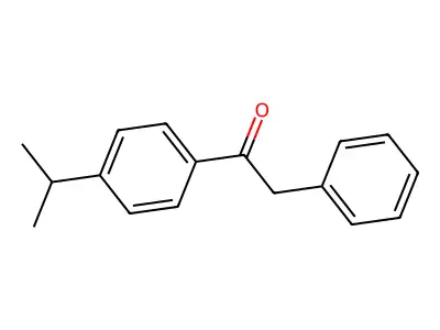 2-Phenyl-4'-iso-propylacetophenone structure
