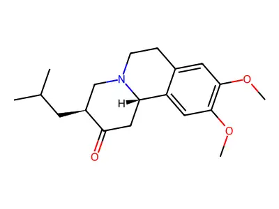 (+)-Tetrabenazine structure
