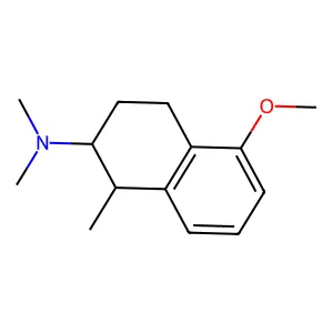 1-Methyl-5-methoxy-2-(dimethylamino)tetralin structure