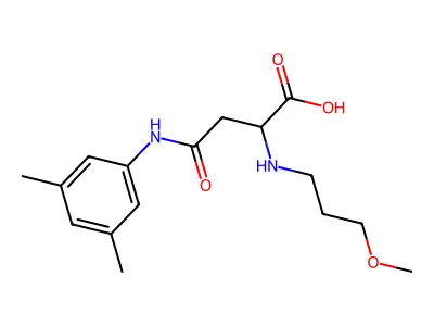 N4-(3,5-Dimethylphenyl)-N2-(3-methoxypropyl)-L-asparagine structure