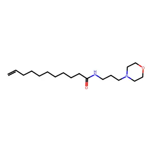 N-(3-吗啉丙基)-10-十一碳烯酰胺 structure