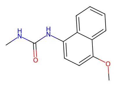 Urea, 1-(4-methoxy-1-naphthylmethyl)- structure