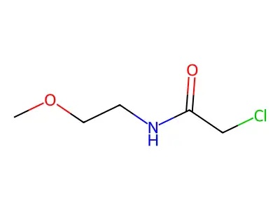 2-chloro-N-(2-methoxyethyl)acetamide structure