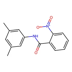 N-(3,5-dimethylphenyl)-2-nitrobenzamide structure