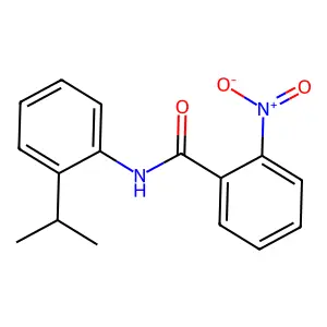 N-(2-Isopropylphenyl)-2-nitrobenzamide structure