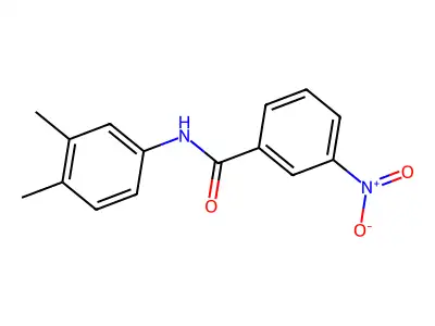 N-(3,4-Dimethylphenyl)-3-nitrobenzamide structure