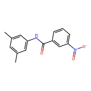 N-(3,5-dimethylphenyl)-3-nitrobenzamide structure