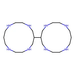 6,6'-Bi-1,4,8,11-tetraazacyclotetradecane structure
