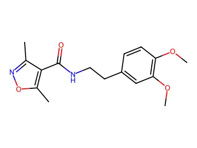 N-(2-(3,4-Dimethoxyphenyl)ethyl)(3,5-dimethylisoxazol-4-YL)formamide structure