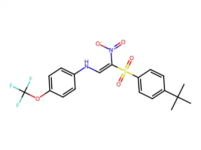 C19H19F3N2O5S structure
