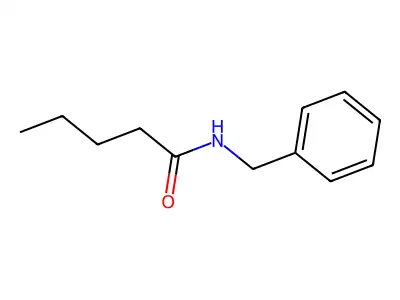 Pentanamide, N-(phenylmethyl)- structure
