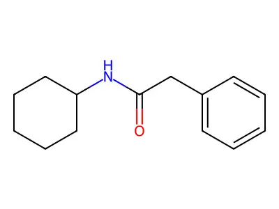 N-环己基-2-苯乙酰胺 structure